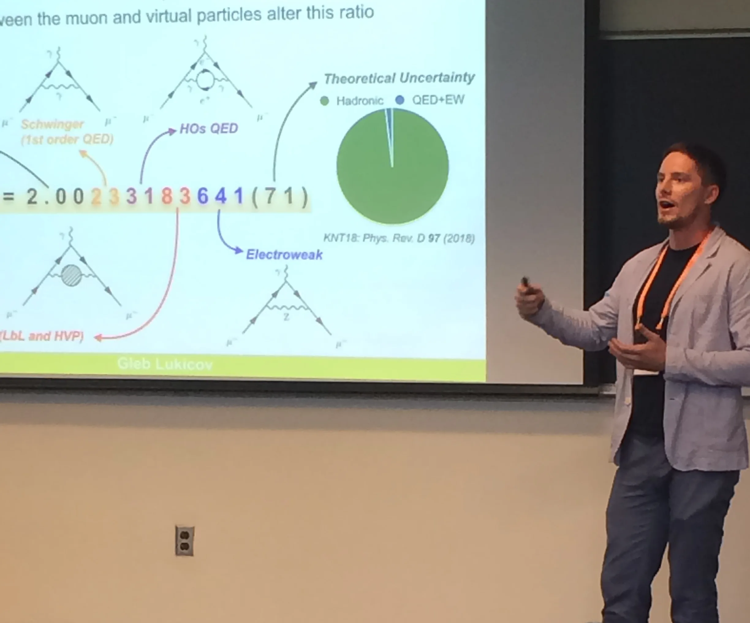 Presenting at the American Physical Society conference